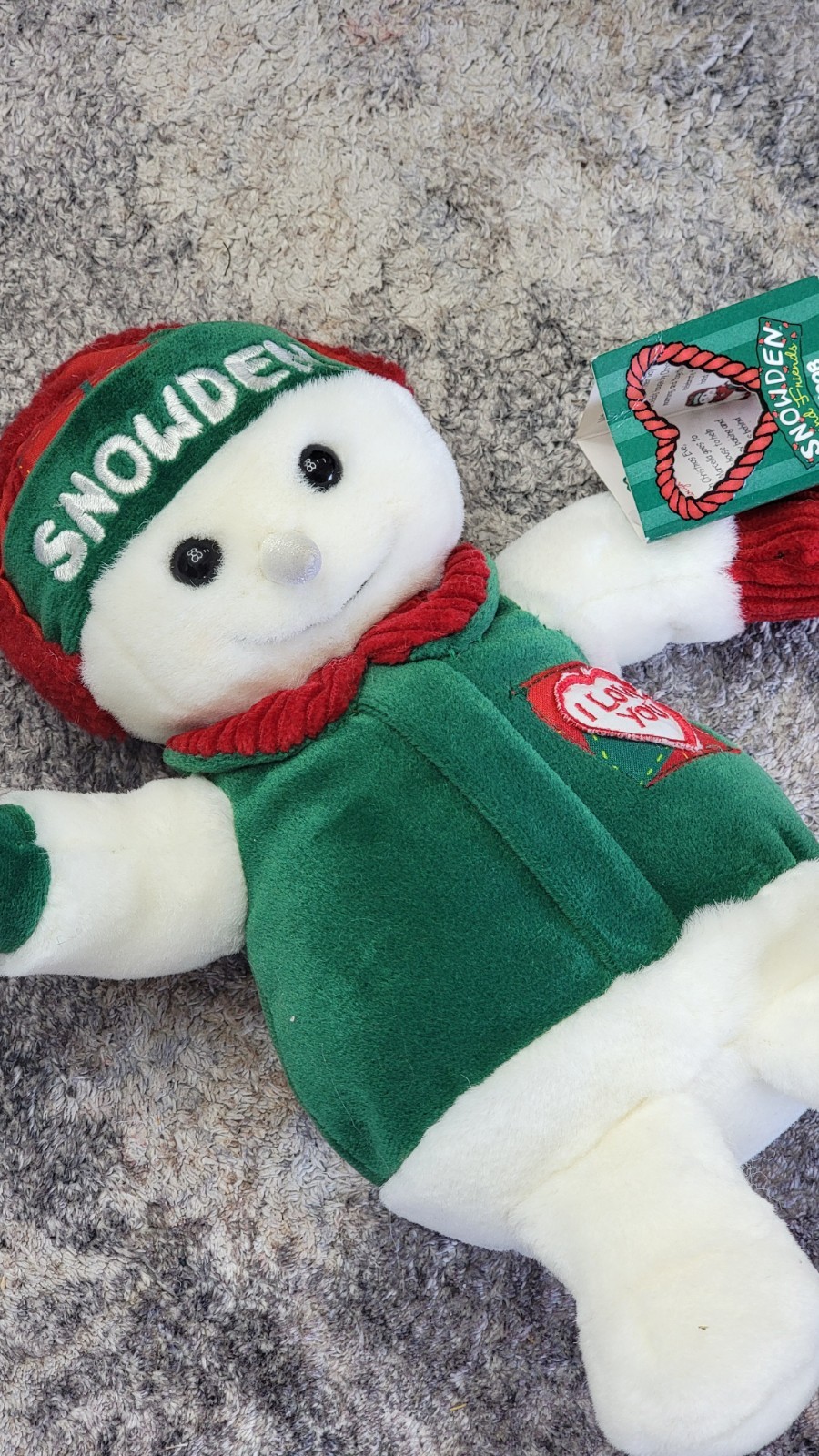 Snowden Snowman Plush Doll 11\ Snowden Snowman Plush Doll 11\