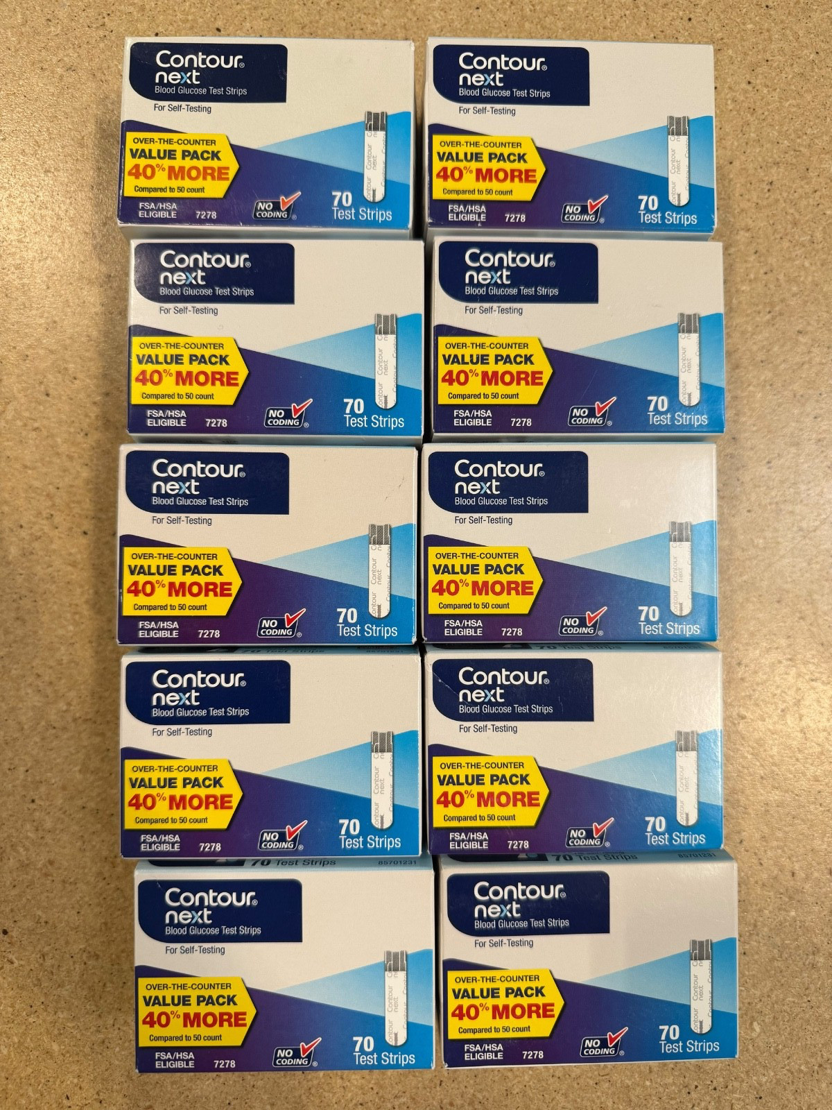 Contour  Test Strips - 700x Count - (2027+ EXP) (Damage box) 
