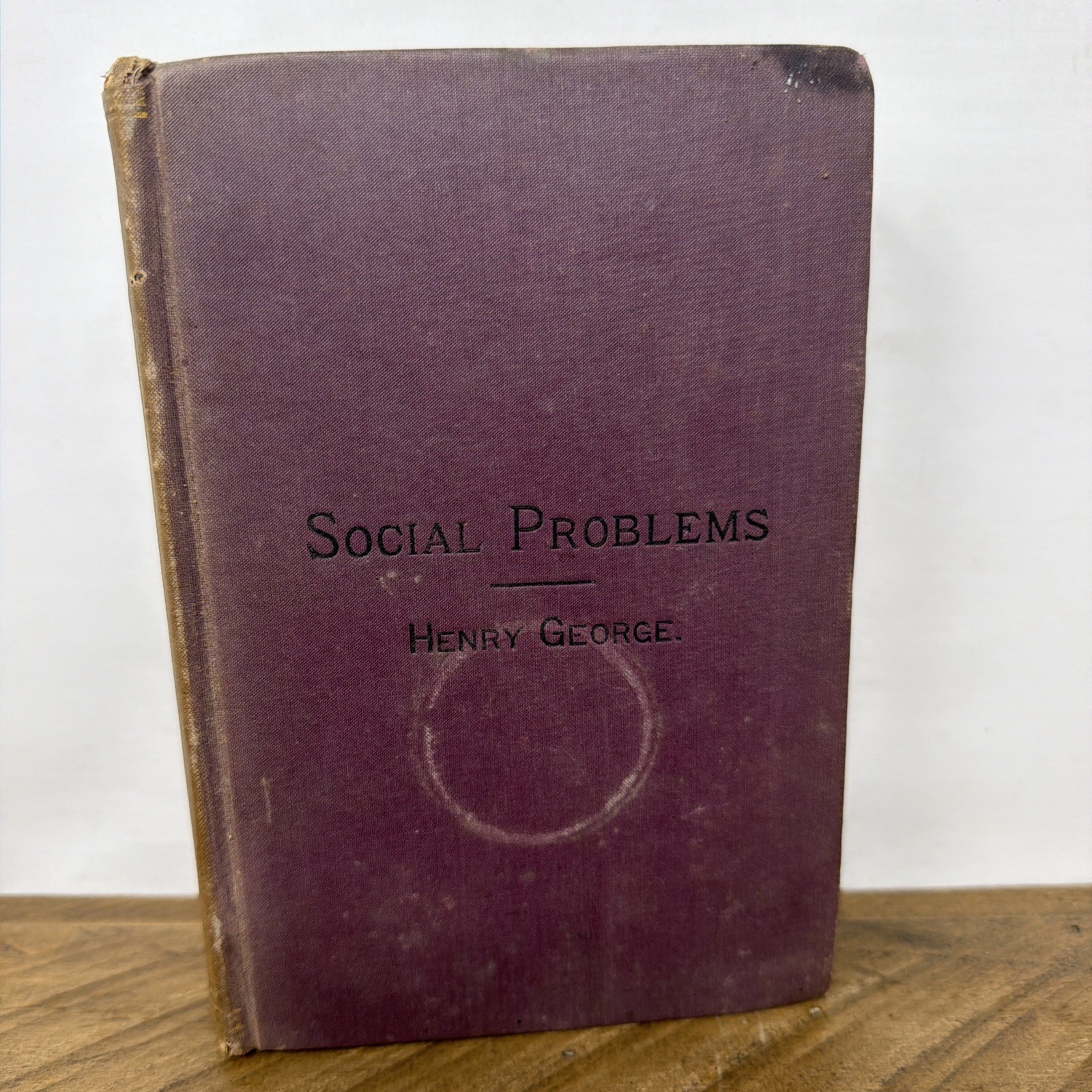 Henry George Social Problems 1883 Hardcover Antique