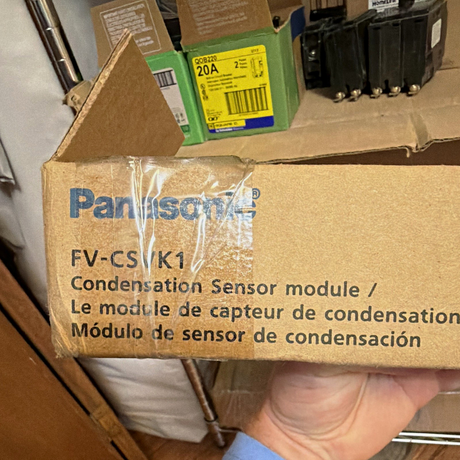 qty 10 Panasonic FV-CSVK1 Condensation Sensor Module for Exhaust Fan, Brown