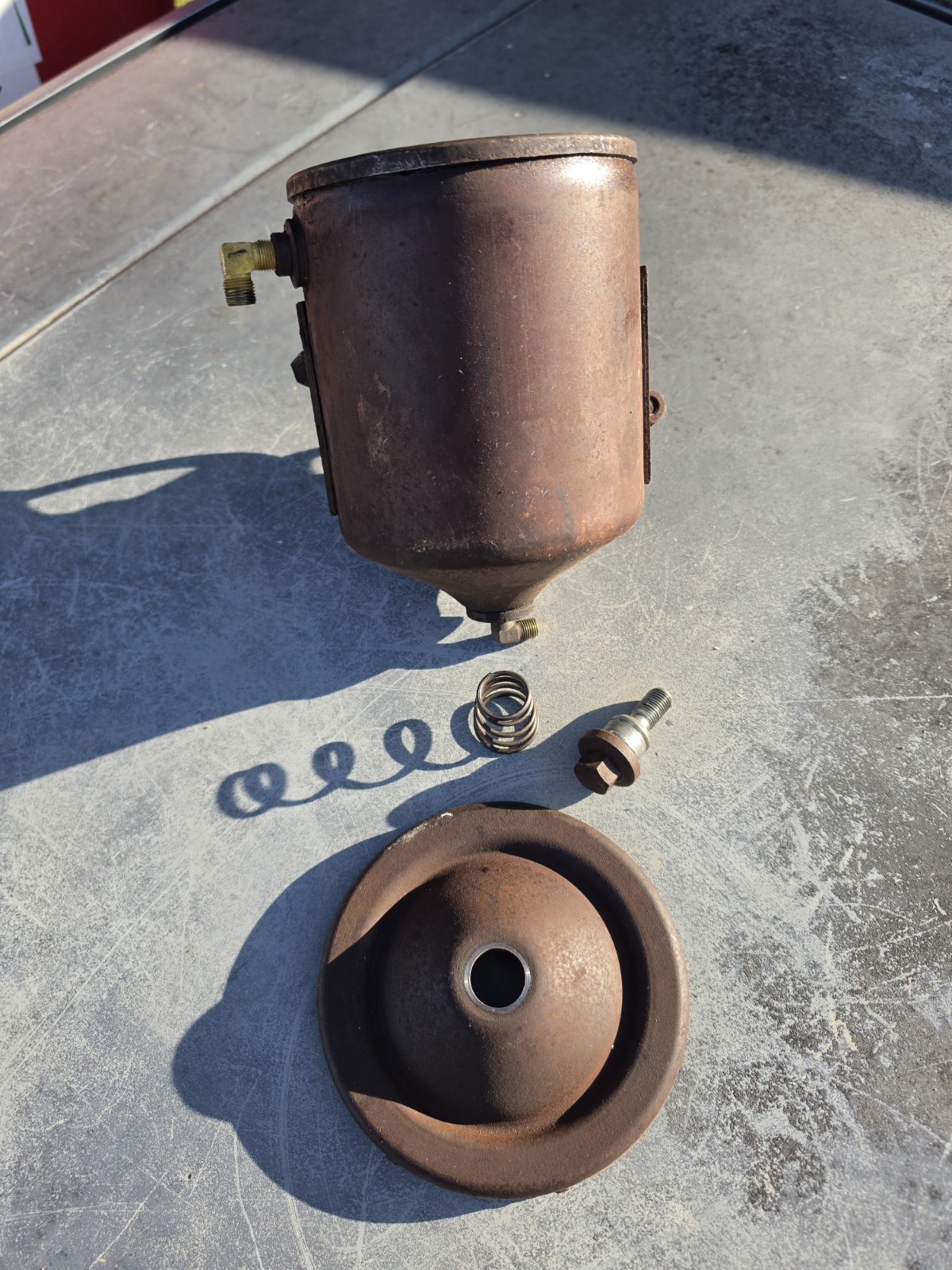 1955 1956 1957 1958 1959 Chevy Inline 6 235 Remote Oil Filter Clean Oem Vtg 1955 1956 1957 1958 1959 Chevy Inline 6 235 Remote Oil Filter Clean Oem Vtg