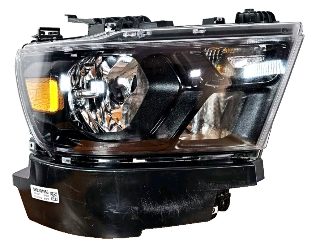 2019-2024 DODGE RAM 1500 RIGHT PASSENGER HALOGEN HEADLIGHT 68316086AJ OEM