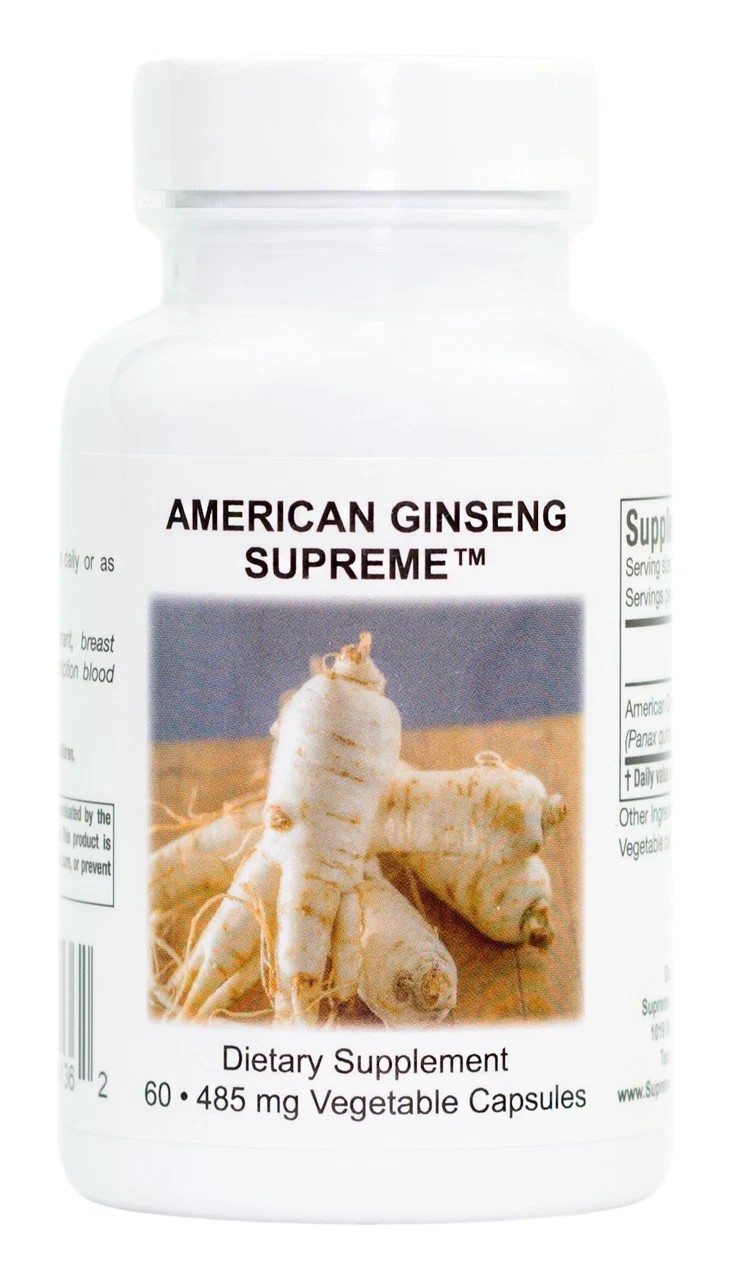 Supreme Nutrition American Ginseng Supreme 60 caps 475mg