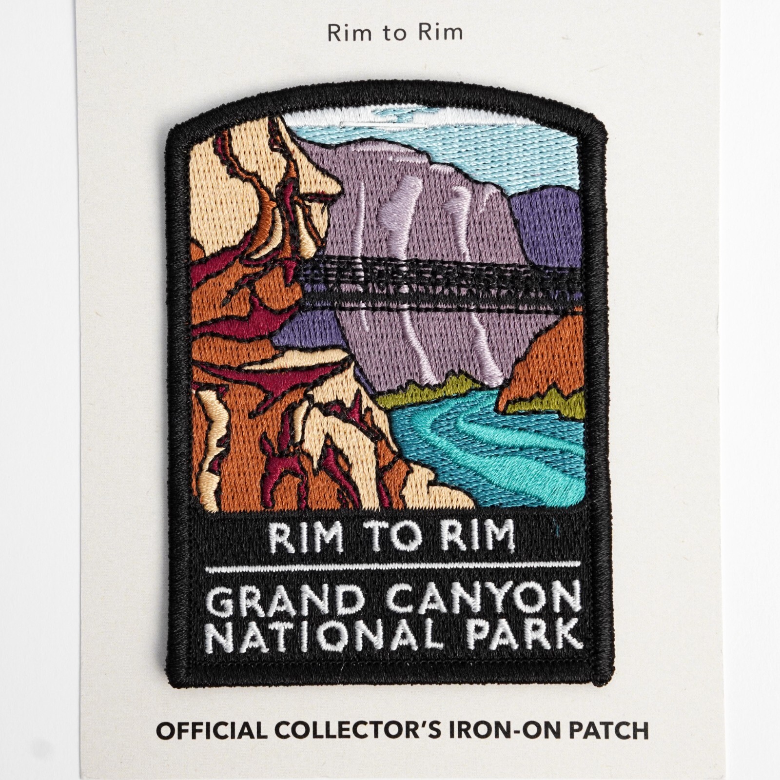 Official Grand Canyon National Park Rim to Rim Souvenir Patch Arizona R2R Official Grand Canyon National Park Rim to Rim Souvenir Patch Arizona R2R
