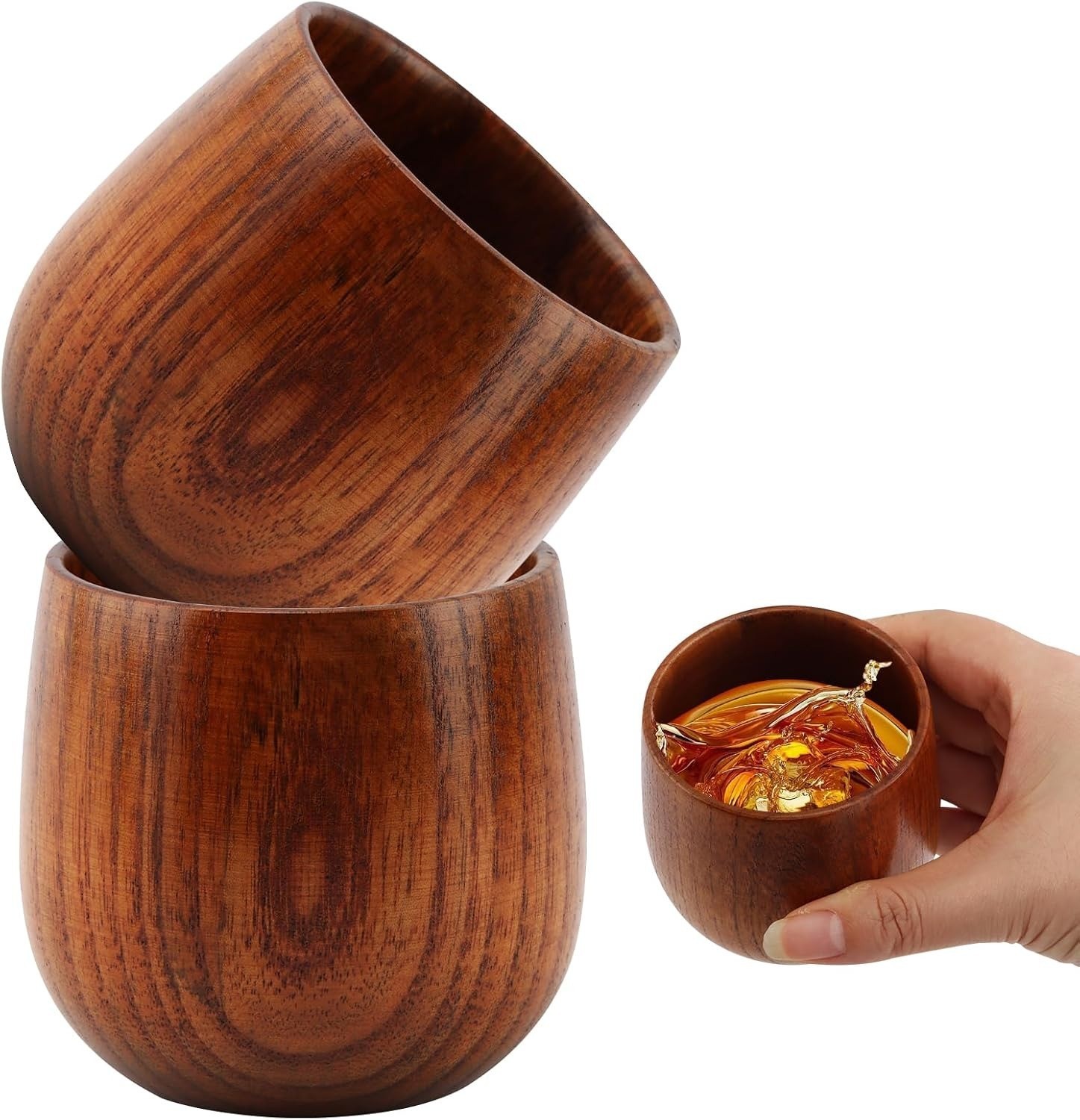 Wooden Whiskey Glass, Charred Wooden Bourbon Drinking Glass, Whiskey Cup Bour... Wooden Whiskey Glass, Charred Wooden Bourbon Drinking Glass, Whiskey Cup Bour...