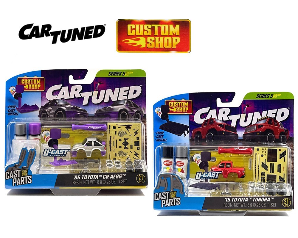 CarTuned Custom Shop Castworks Series 5 TOYOTA 1985 CR AE86 & 2015 Tundra 1/64