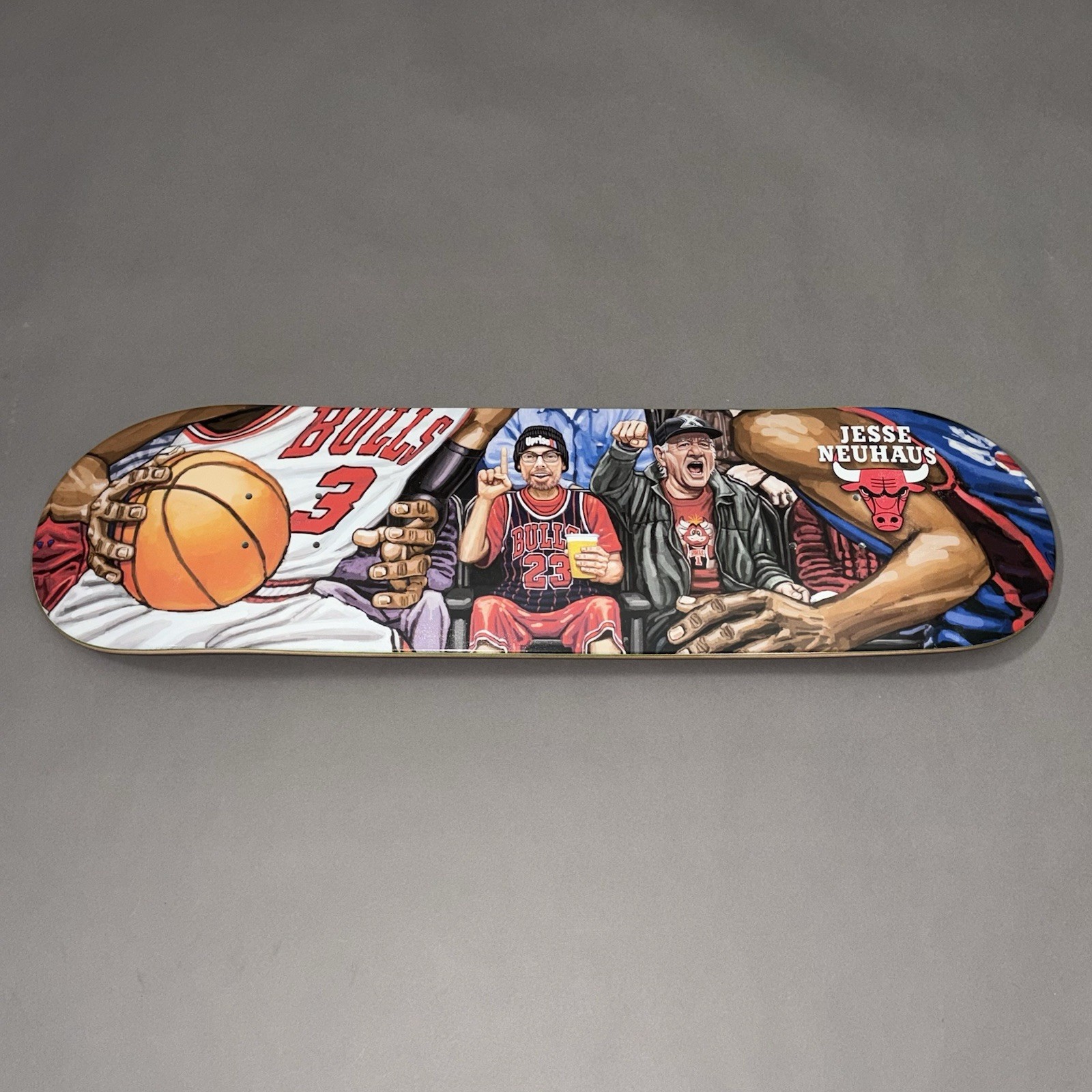 DECKAID CHICAGO JESEE NEUHAUS SKATEBOARD DECK Marc McKee Uprise RARE Bill Murray DECKAID CHICAGO JESEE NEUHAUS SKATEBOARD DECK Marc McKee Uprise RARE Bill Murray
