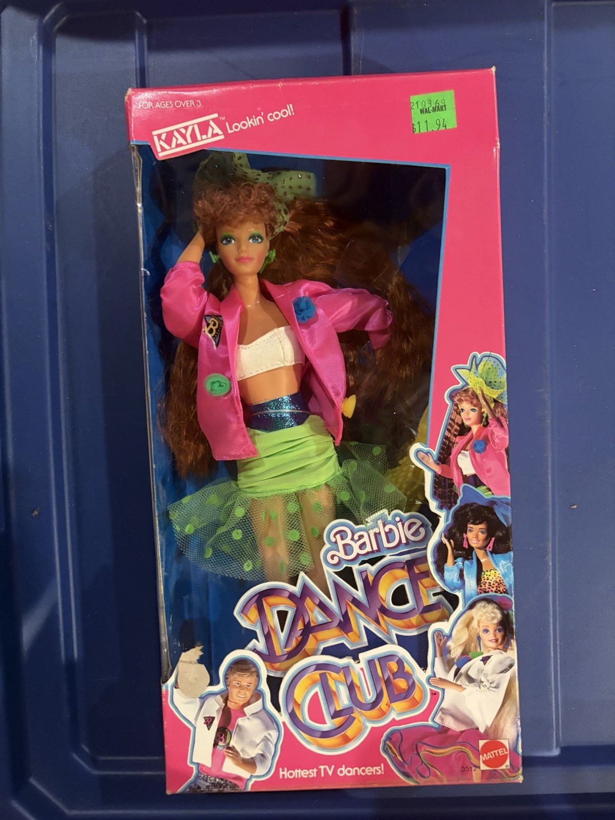Dance Club Kayla Barbie Doll 1989 Mattel 3512 NRFB