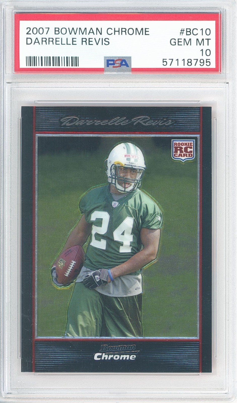 2007 Bowman Chrome DARRELLE REVIS #BC10 Rc 💎 PSA 10 Gem Mint
