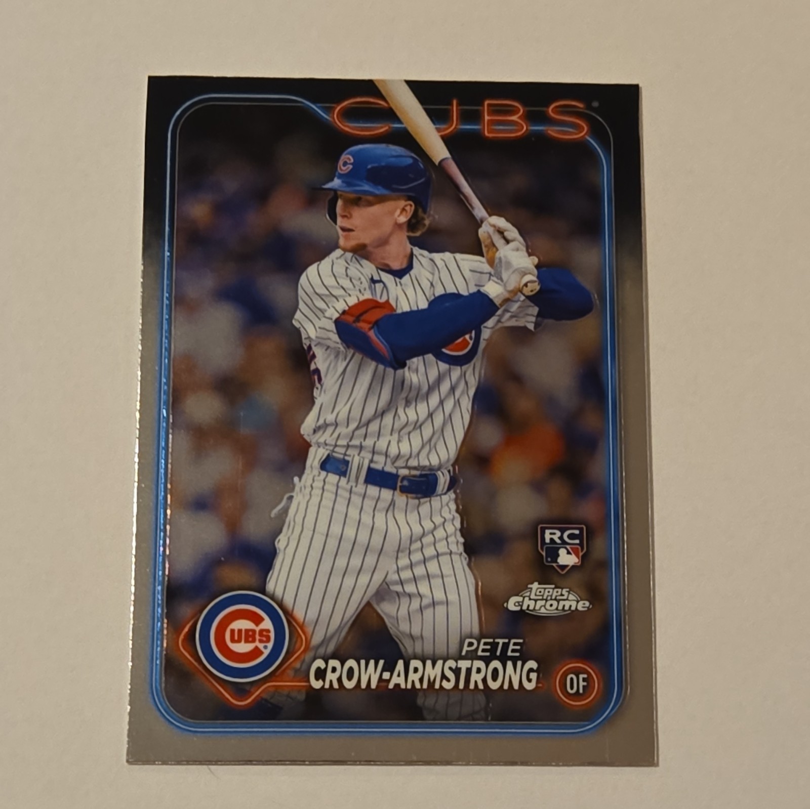 Pete Crow-Armstrong RC 2024 Topps Chrome #16 Chicago Cubs 40/40 MVP?