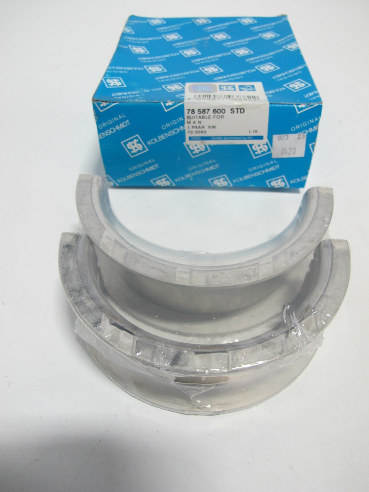 Kolbenschmidt 78 587 600 STD GENUINE MAN   1 PAAR KW 72-3563