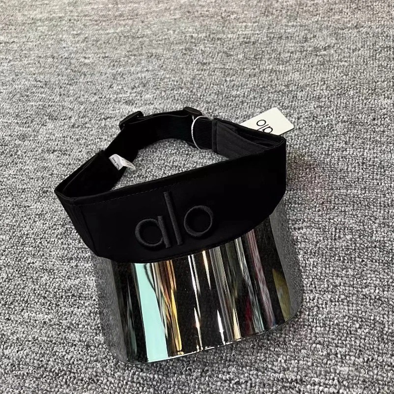 AIo Yoga Style Airlift Solar Visor Hat Black Womens Sun Cap One Size NWT Sport