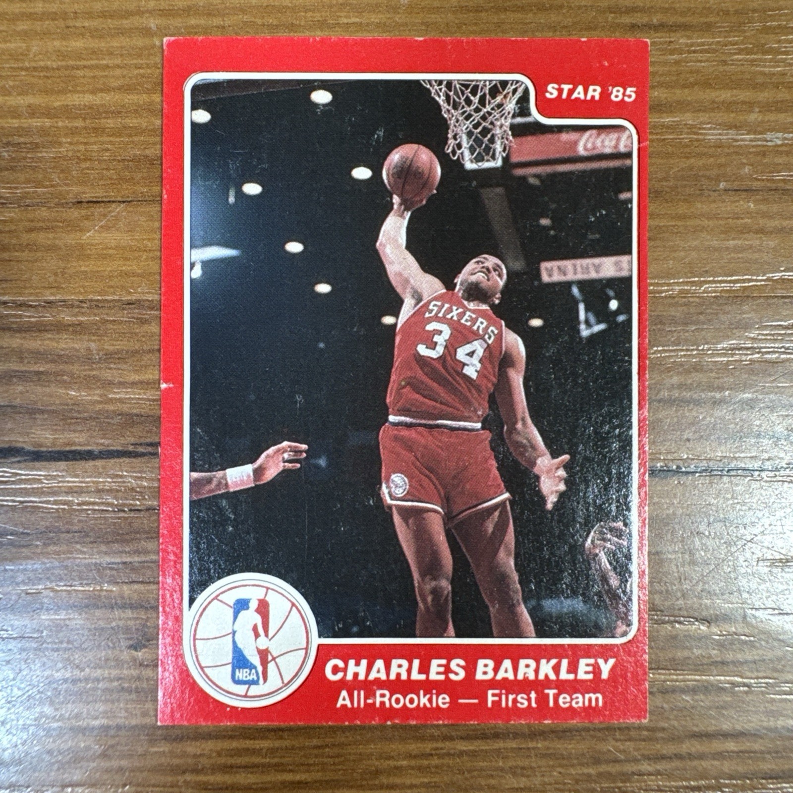 1985-86 Star All-Rookie Team Charles Barkley #3 76ers VG 1985-86 Star All-Rookie Team Charles Barkley #3 76ers VG
