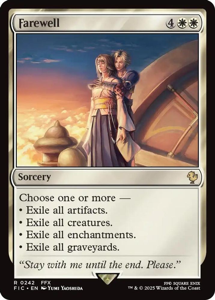 2025 Magic: The Gathering: FIC - Farewell (#242, Rare, Near Mint) NM
