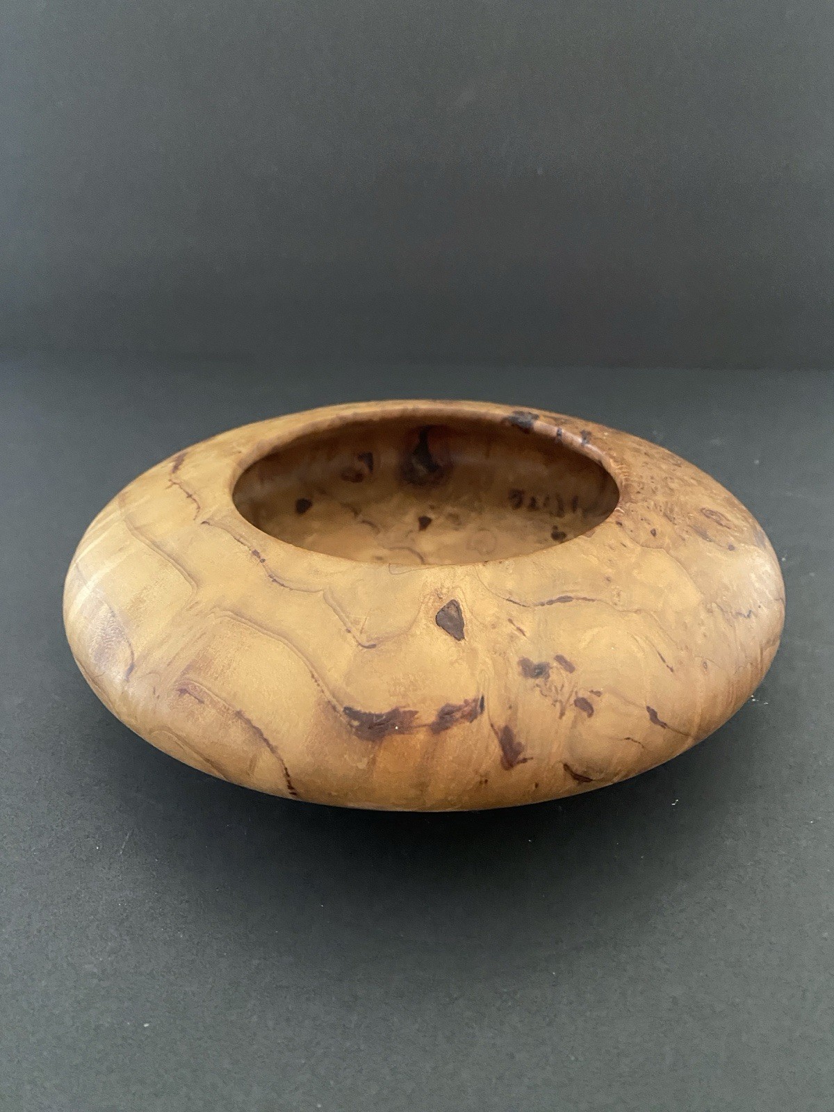Vintage Hand Turned Redwood Burl Bowl