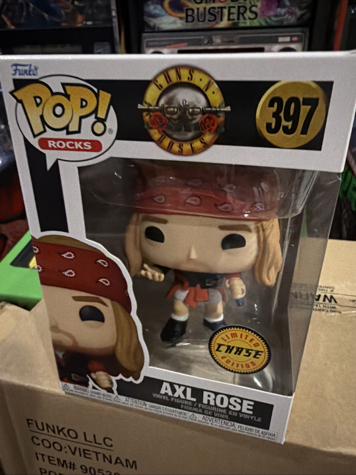 Funko Pop Vinyl: Axl Rose (Chase) #397 Funko Pop Vinyl: Axl Rose (Chase) #397