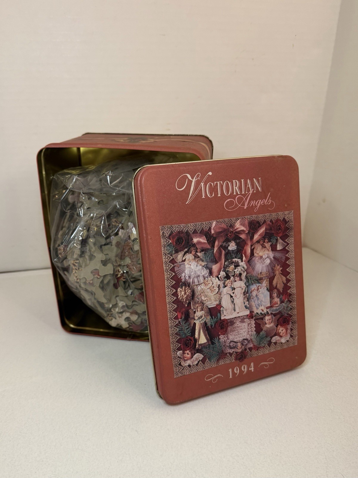 Vintage 1994 Springbok Victorian Angels 500 Piece Puzzle In Collector Tin Sealed Vintage 1994 Springbok Victorian Angels 500 Piece Puzzle In Collector Tin Sealed