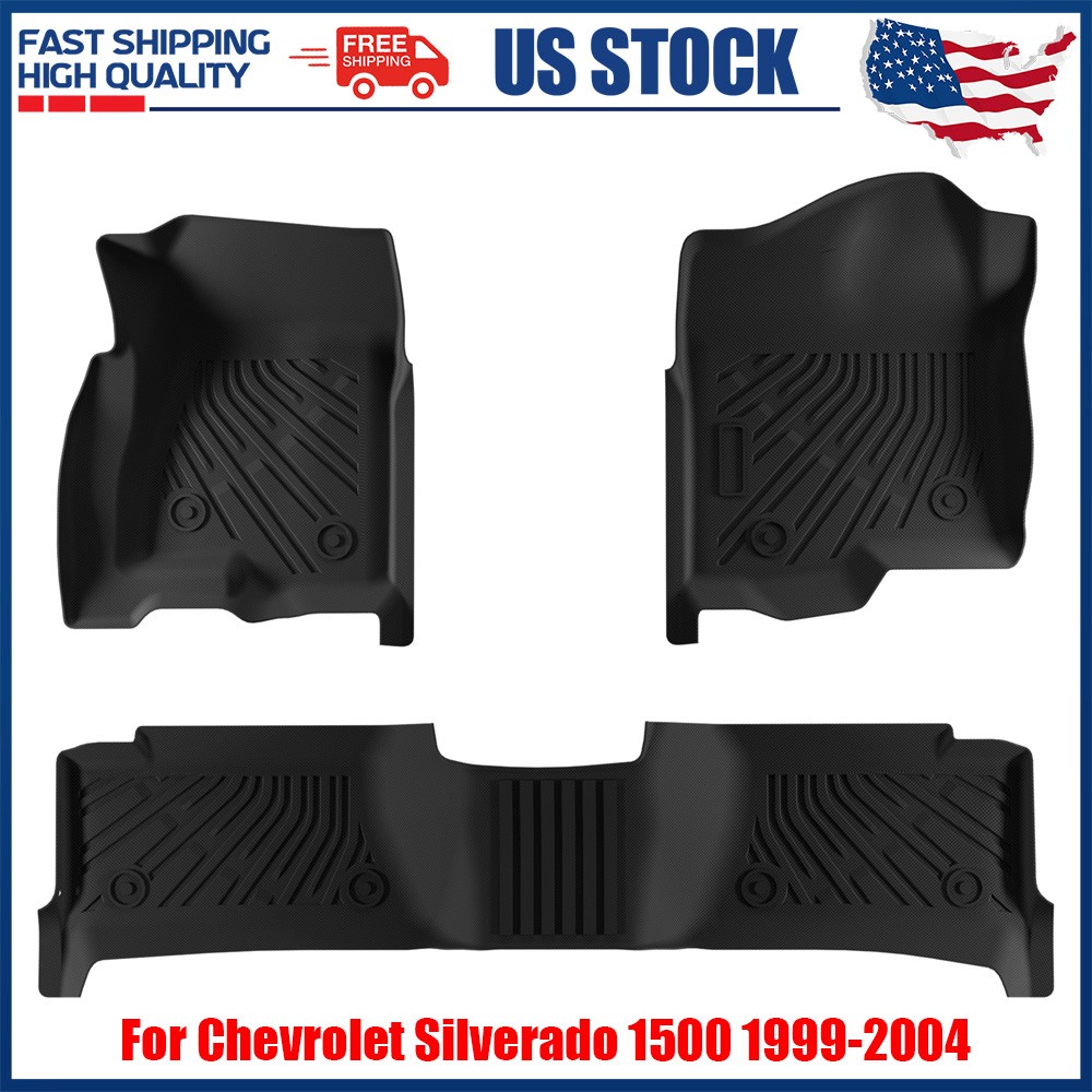 TPE Tapetes Para Autos Coche para Chevy Silverado 1999-2004 Alfombrillas Carros