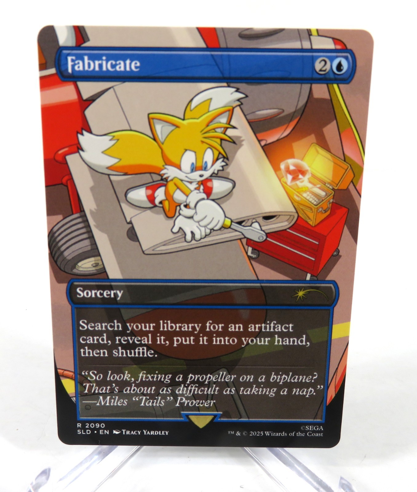Fabricate 2090 Regular Borderless Sonic Secret Lair MTG Fabricate 2090 Regular Borderless Sonic Secret Lair MTG