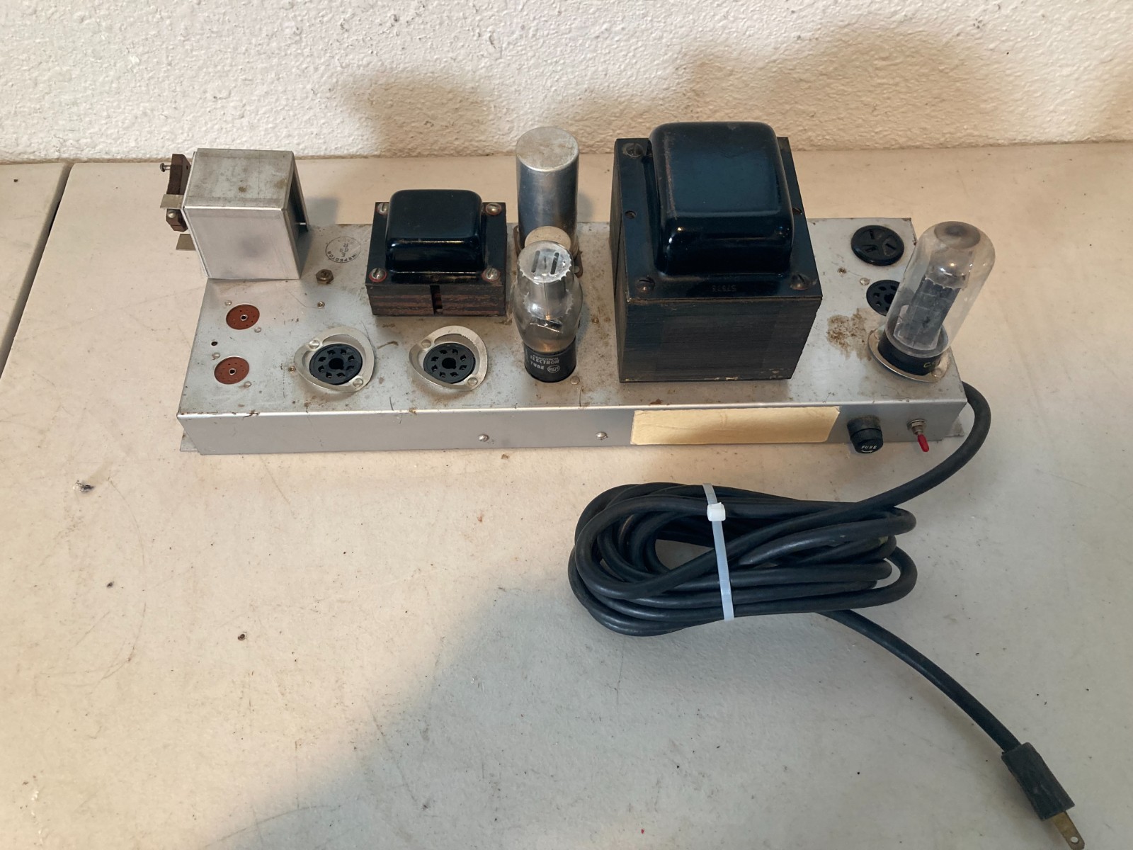 Vintage Hammond Tube Amplifier Chassis Project - Transformers, Sockets