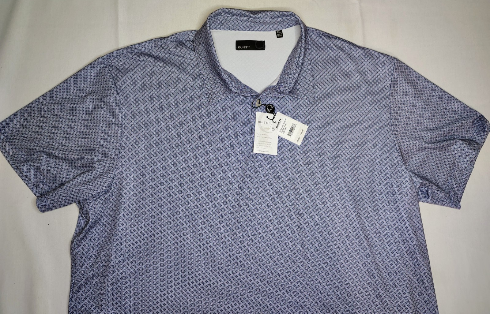 Lululemon Mens Evolution Polo Shirt Navy Blue Short Sleeve Golf Athletic Stretch