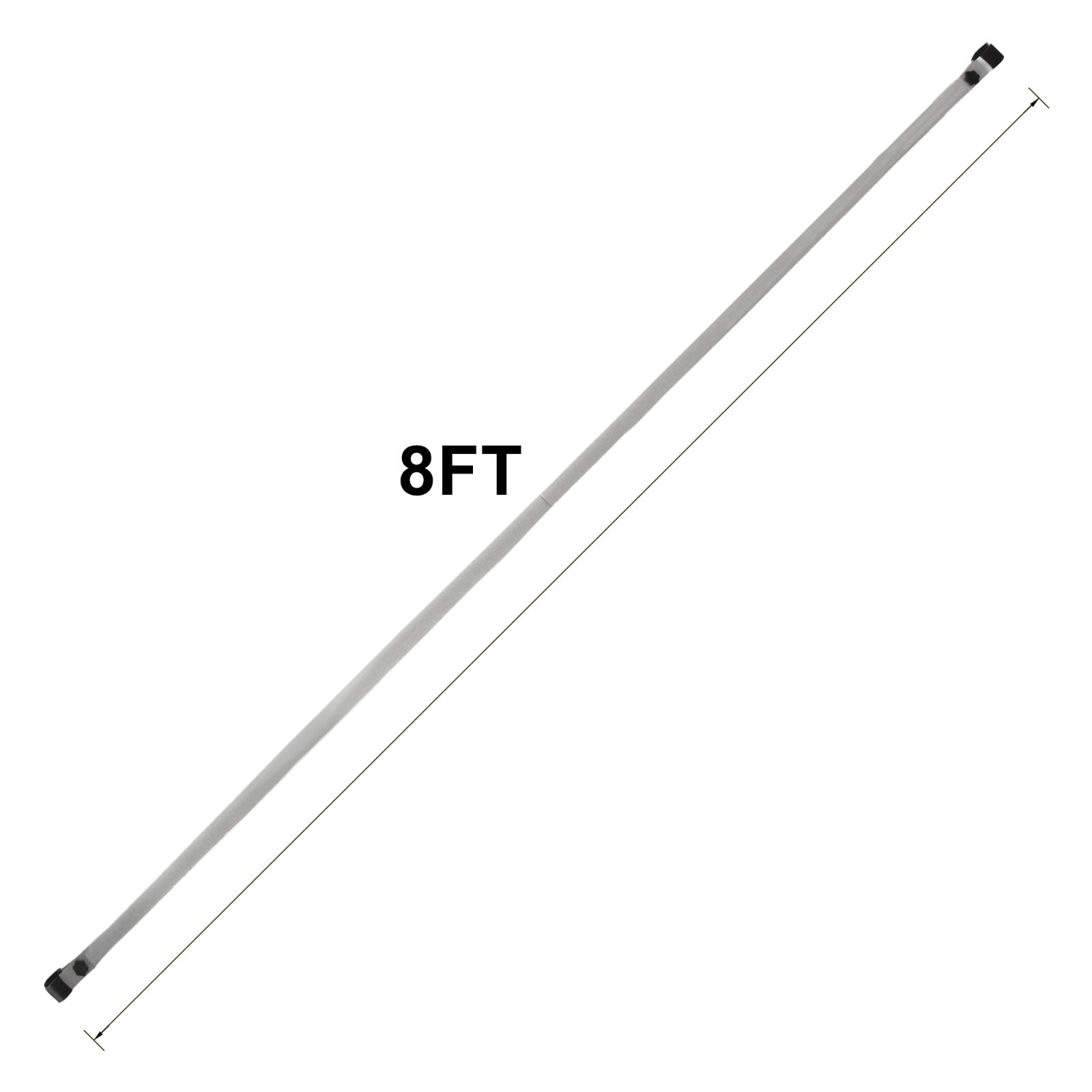 Eurmax Pop Up Canopy Tent Rail Bar 2pc-Pack