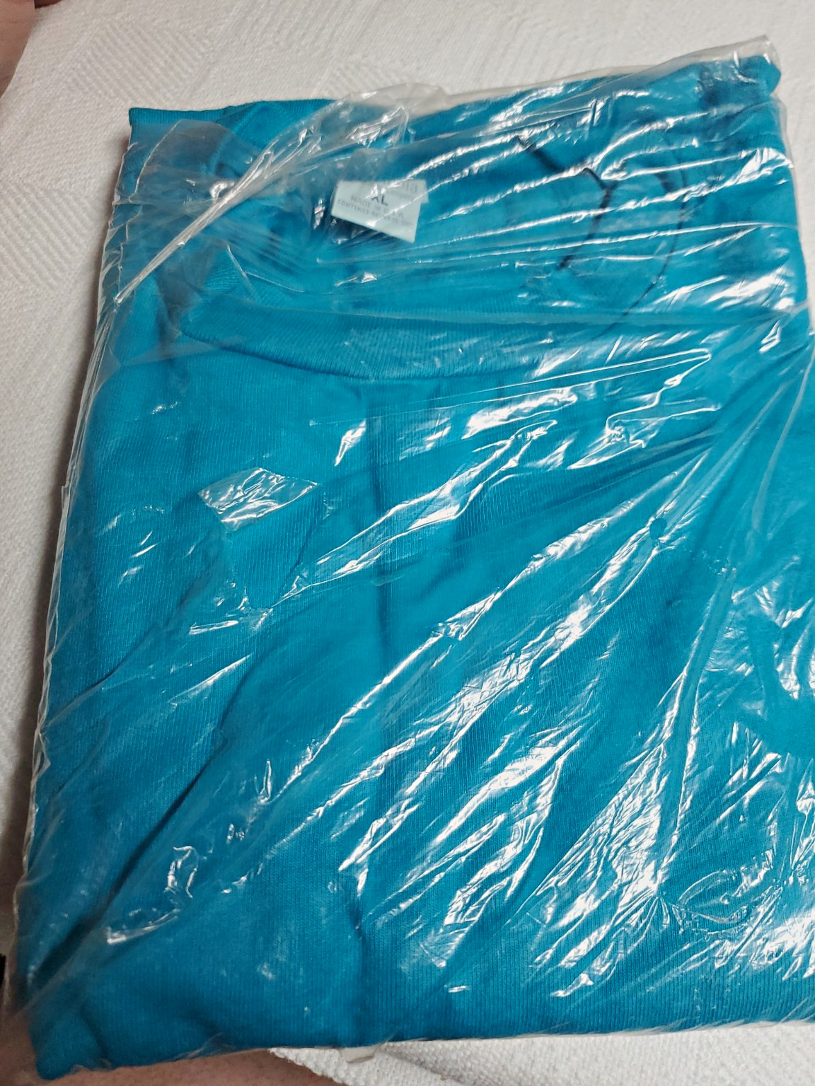 Columbia Sportswear Men’s XL Blue Solid Crew Neck Knit T-Shirt