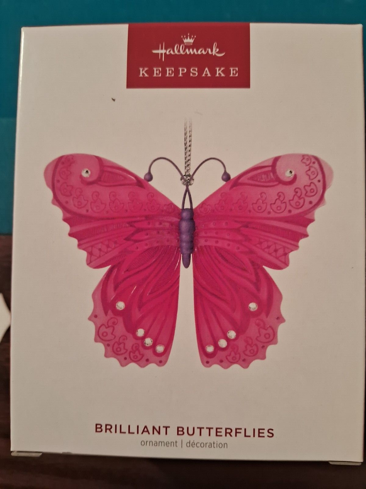 2023 Hallmark Keepsake Ornament Brilliant Butterfies 7th in series Pink New 2023 Hallmark Keepsake Ornament Brilliant Butterfies 7th in series Pink New