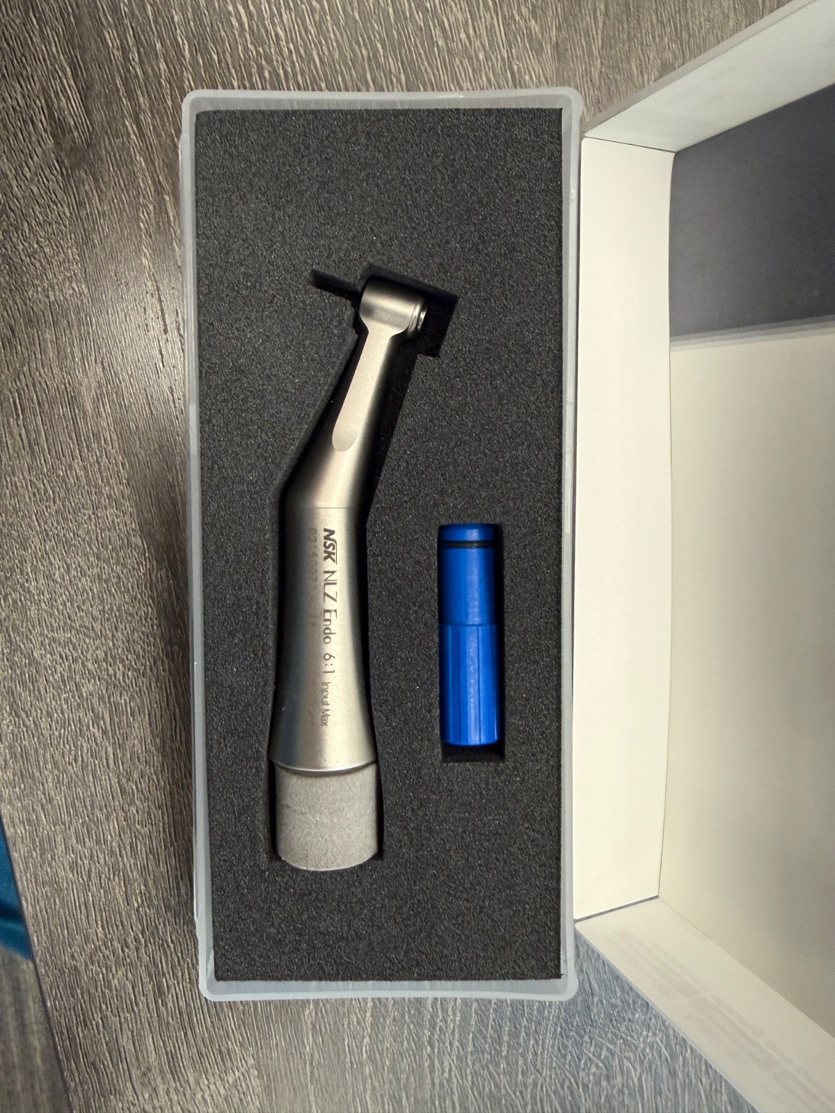 New Real OEM NSK NLZ Endo 6:1 Contra Angle Handpiece C1130 Genuine NSK Open Box New Real OEM NSK NLZ Endo 6:1 Contra Angle Handpiece C1130 Genuine NSK Open Box