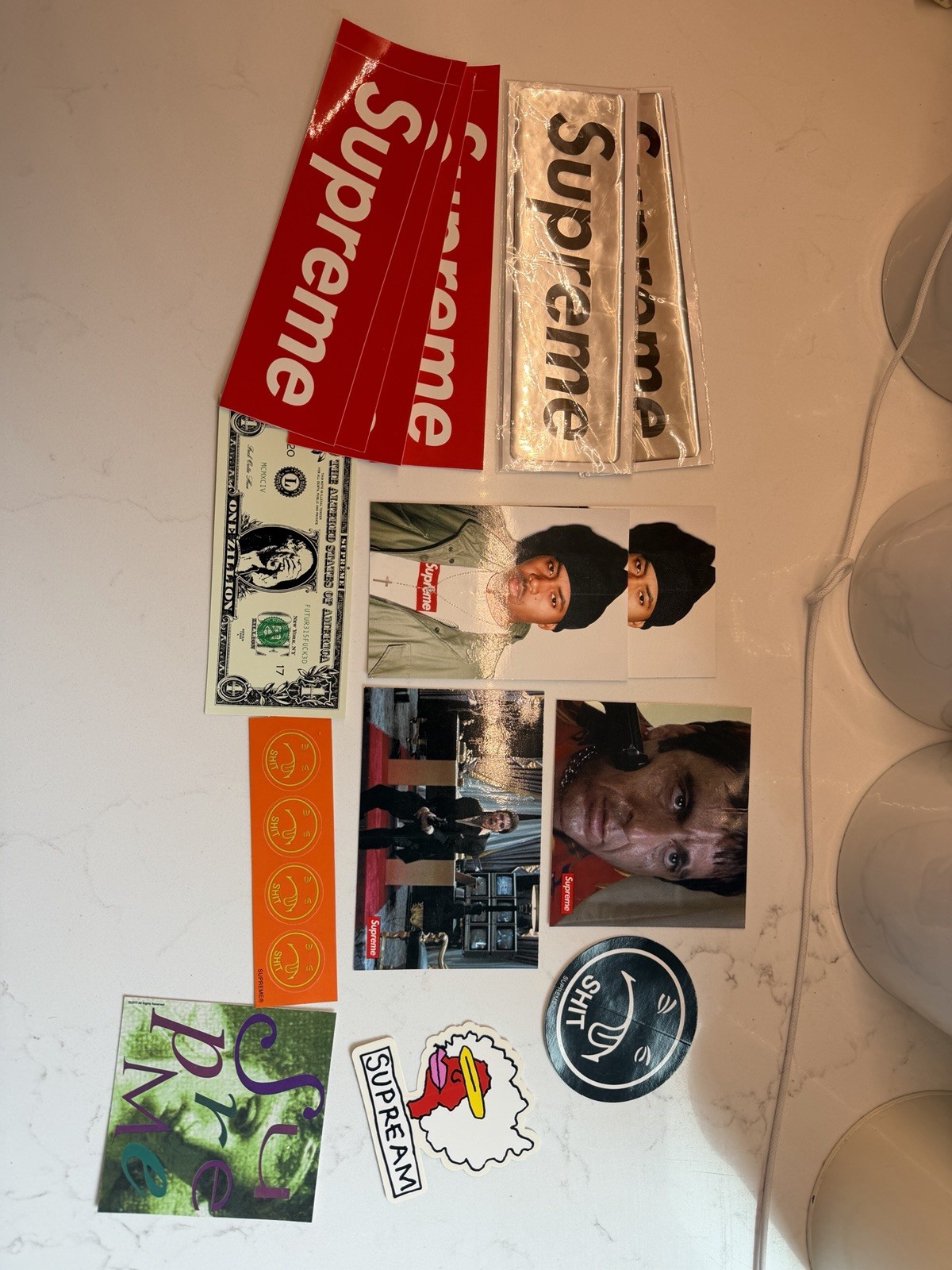 Supreme Sticker Lot (nas, Scarface, Venus) Supreme Sticker Lot (nas, Scarface, Venus)