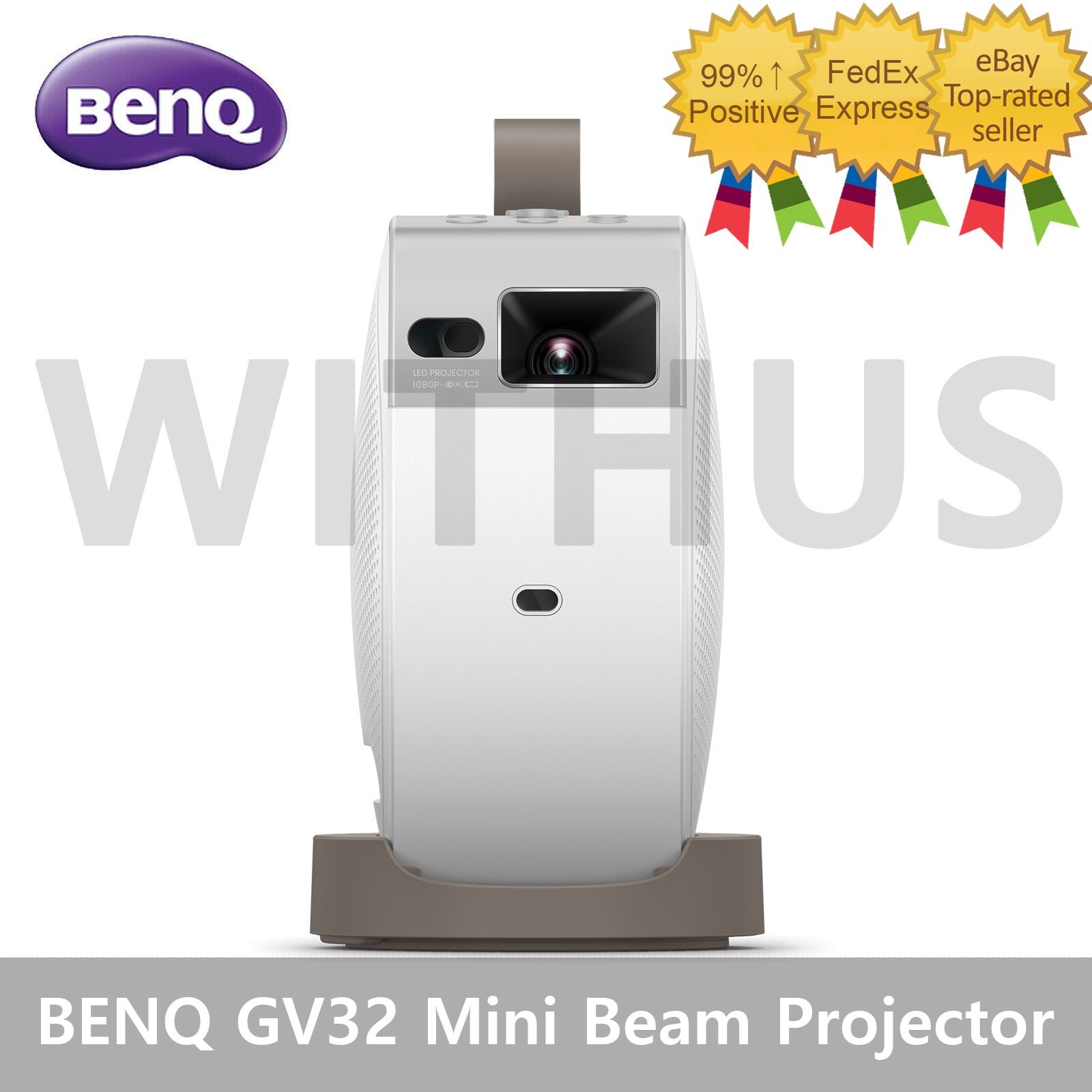 BenQ GV32 Mini Beam Projector 500lm 1080p 1920x1080  Smart Ceiling Projector