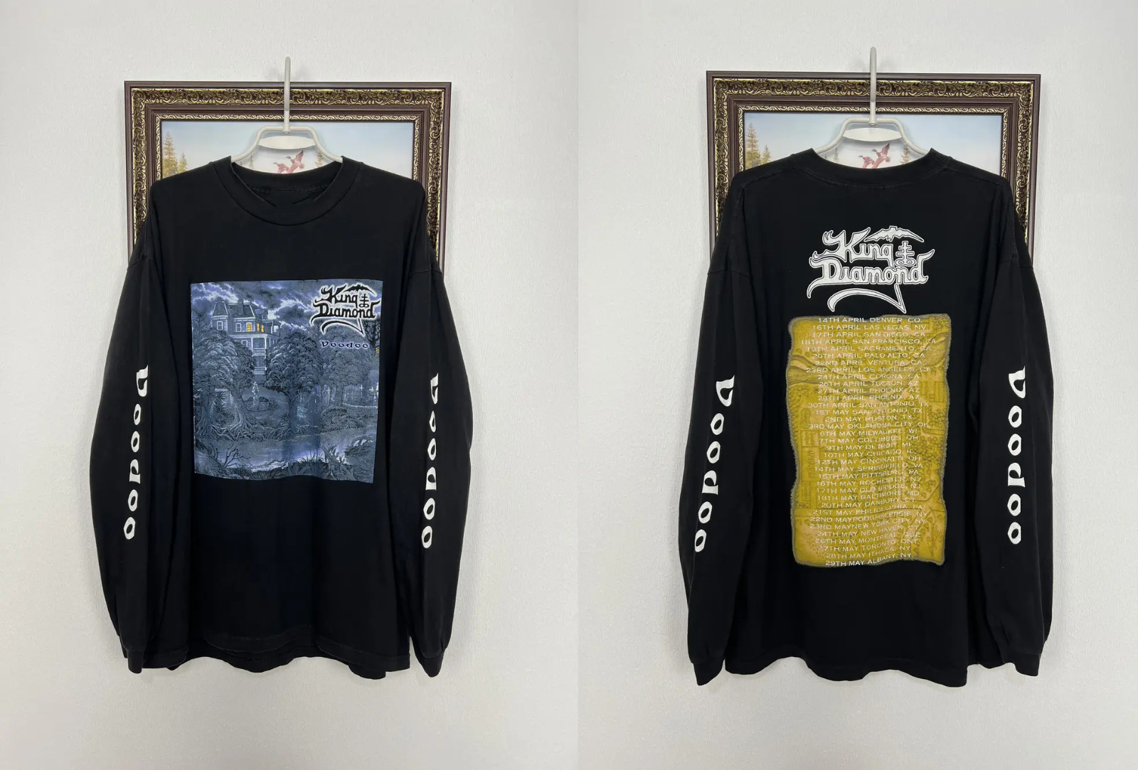 Vintage 1998 King Diamond Voodoo World Tour Longsleeve T-Shirt