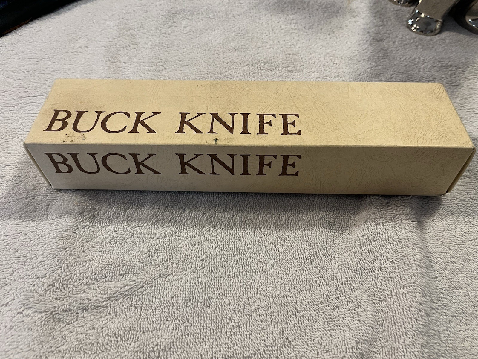 Vintage Buck 121 Box And Paperwork Only No Knife