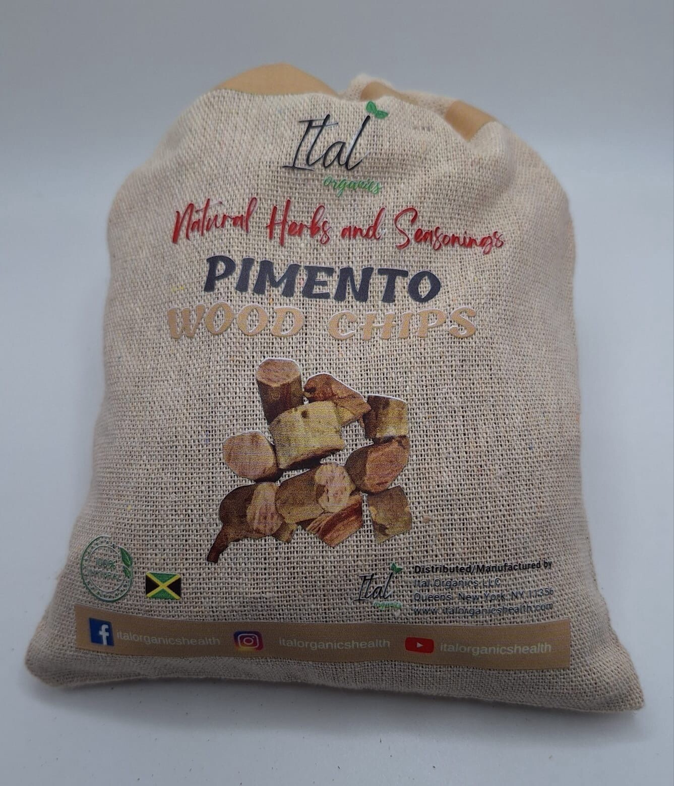 Ital Organics 100% Organic Pimento Wood Chips- 1 lb Ital Organics 100% Organic Pimento Wood Chips- 1 lb