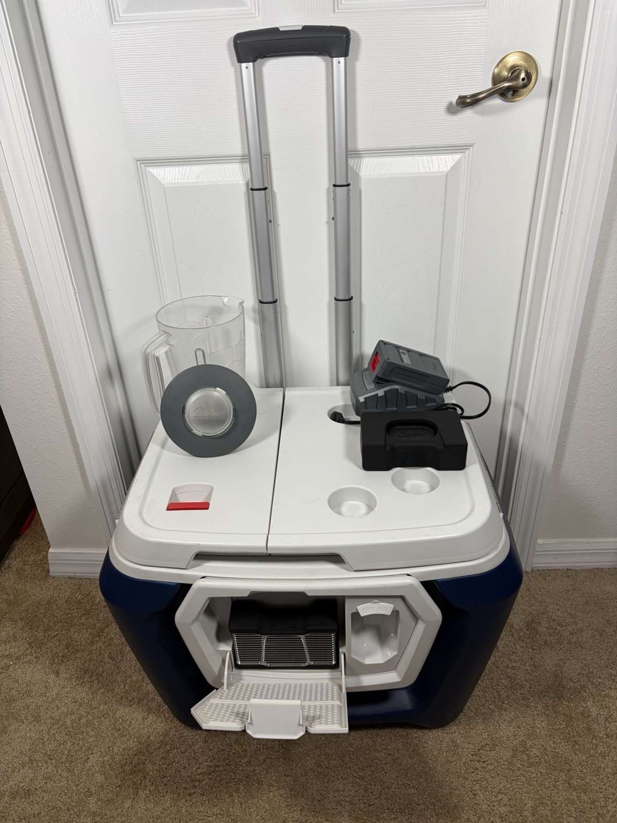 😎 COOLEST COOLER w/ Blender, BT speaker x2, And Battery/charger