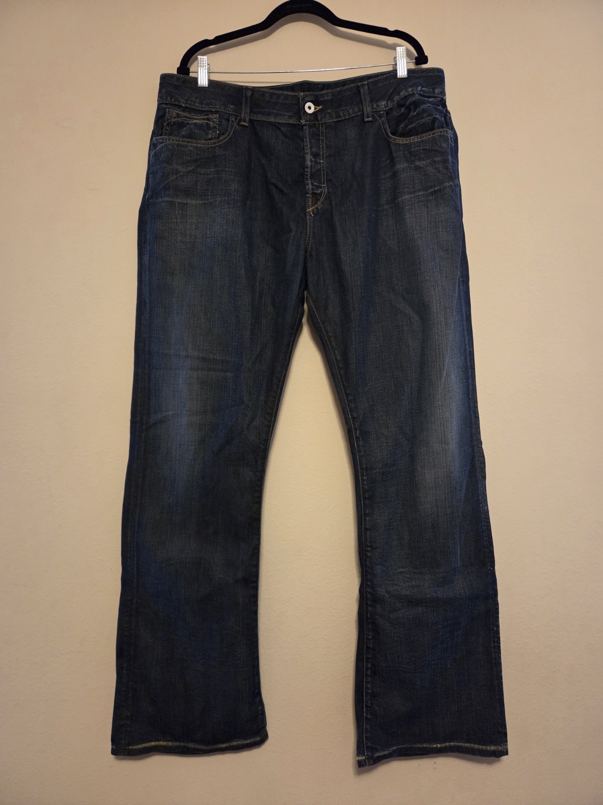 Loomstate Men\'s Jeans 40x34 Tall Dark Wash Denim 100% Organic Cotton Credence 