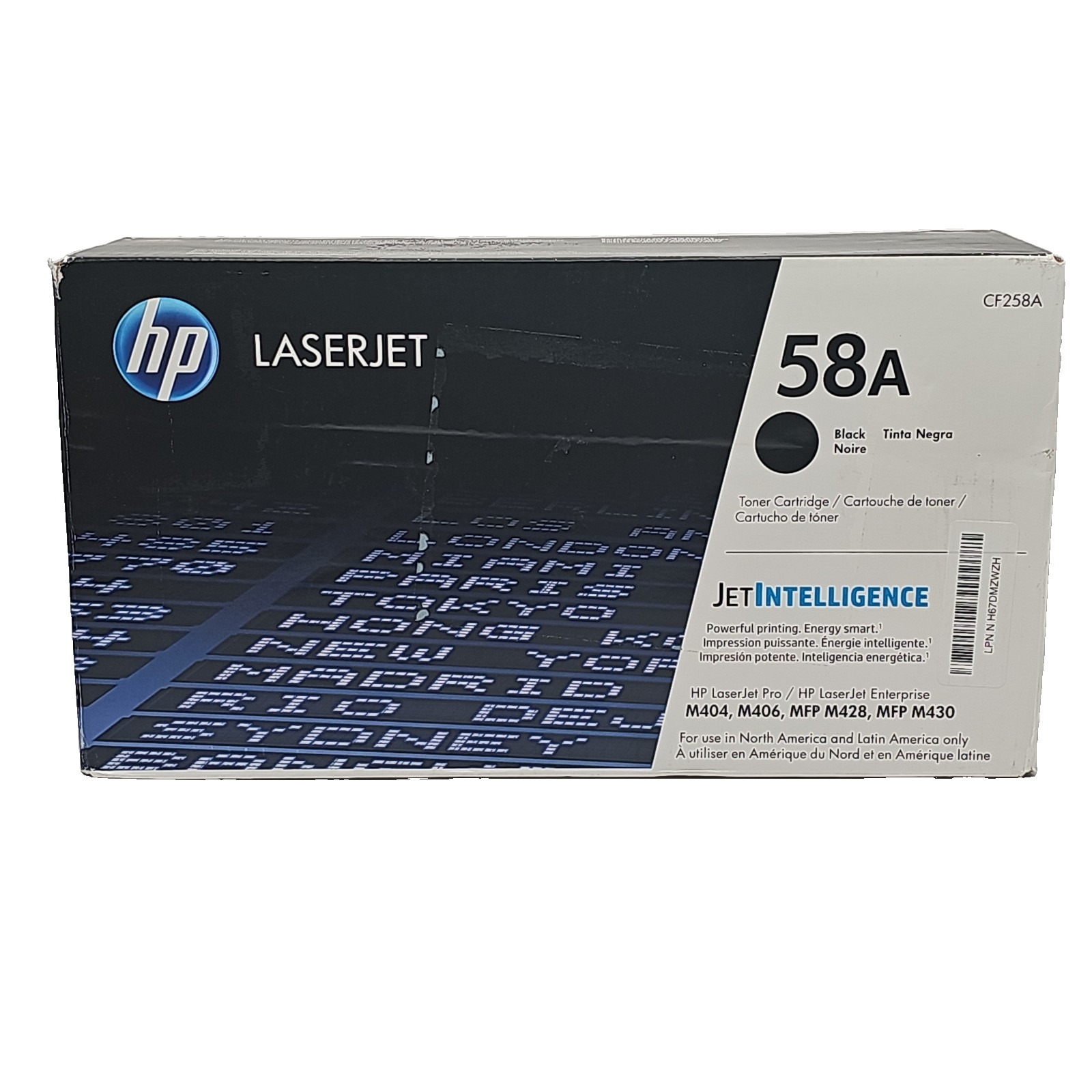 HP 58A CF258A Genuine Black Laser Toner Cartridge New