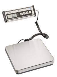 DSR400 Shipping Bench Scale 400 lb by Accu-weigh with foot Tare switch