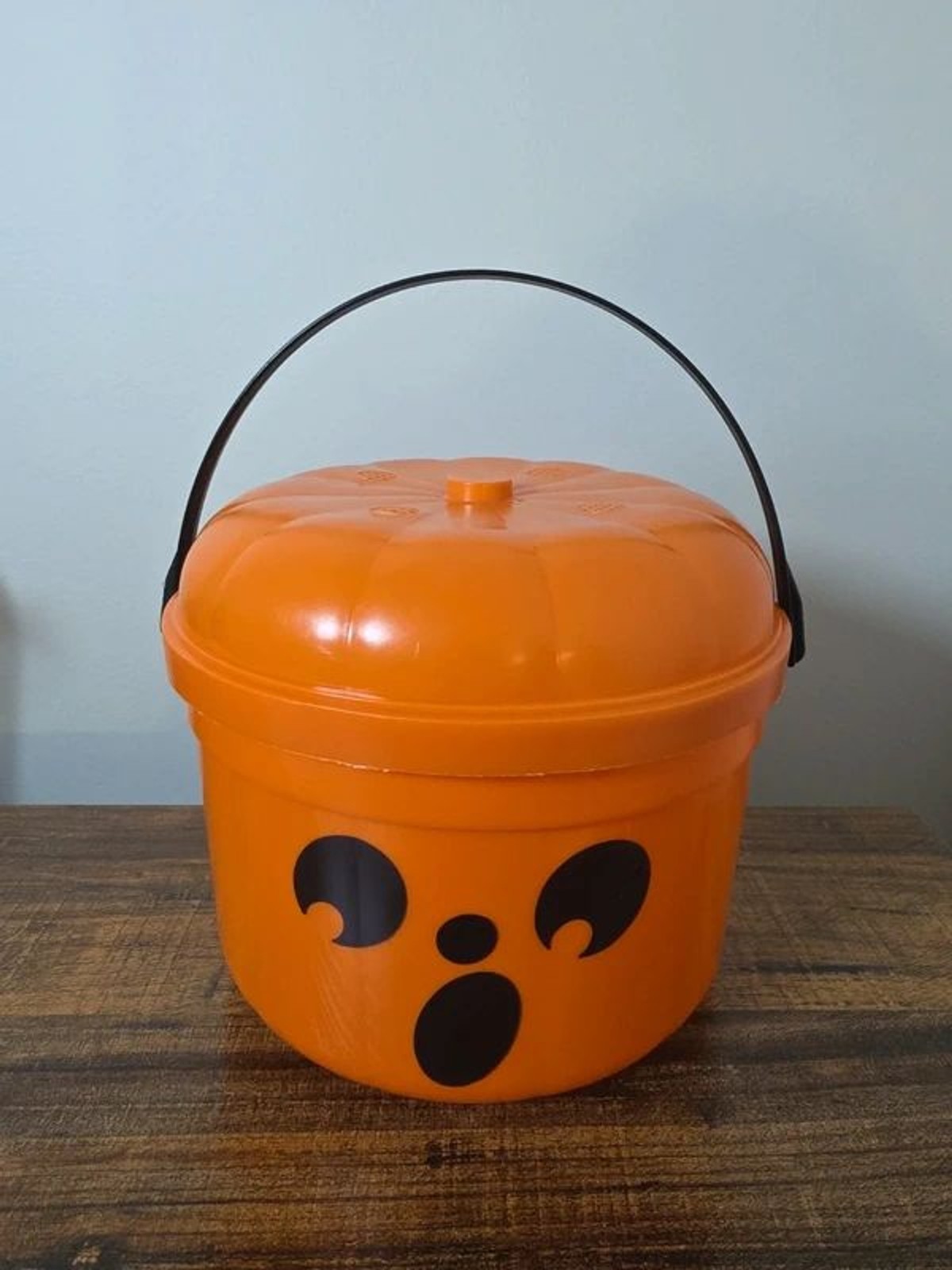 1986 Vintage McDonalds Halloween Happy Meal Bucket Pumkin Jack O Lantern McBoo 1986 Vintage McDonalds Halloween Happy Meal Bucket Pumkin Jack O Lantern McBoo