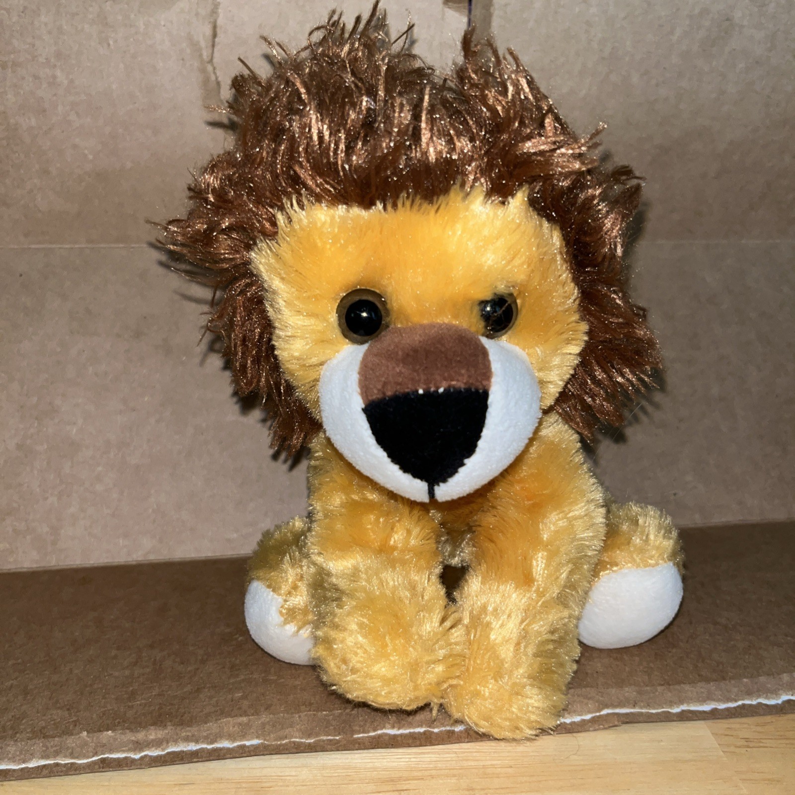 Goffa Plush Lion With Brown Mane Stuffed Animal Soft Toy Goffa Plush Lion With Brown Mane Stuffed Animal Soft Toy