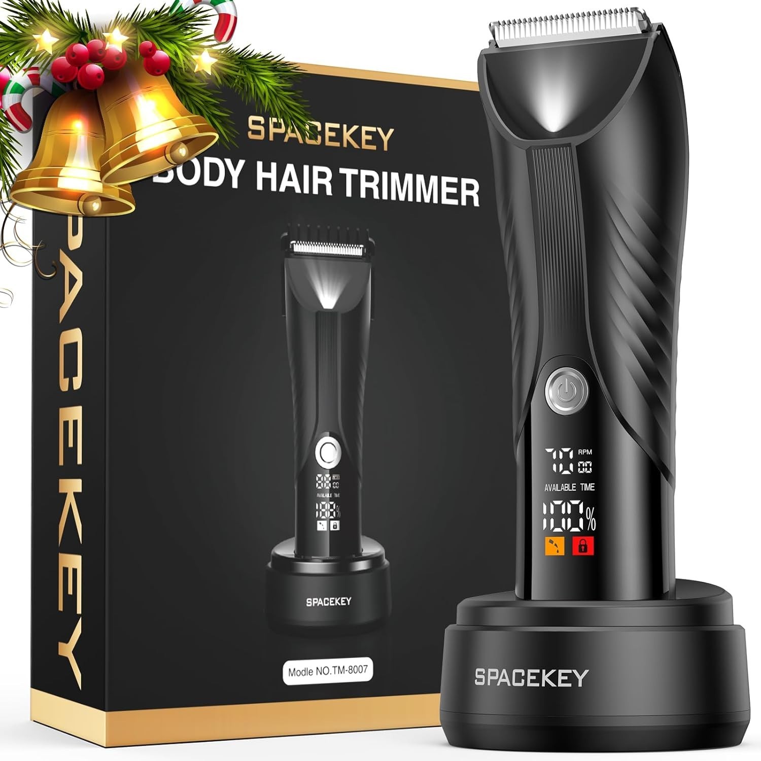 Manscape Groin Hair Trimmer Electric Ball Trimmer Wet/Dry Body Shaver Christmas Manscape Groin Hair Trimmer Electric Ball Trimmer Wet/Dry Body Shaver Christmas