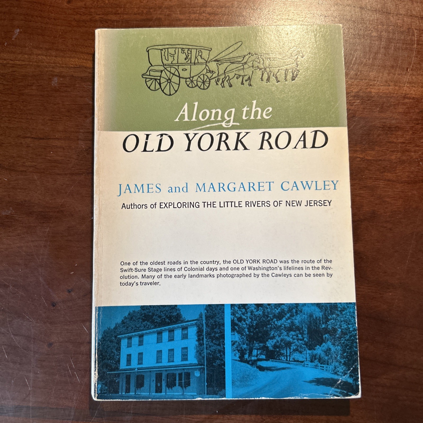 VINTAGE 1965 - Along the Old York Road Paperback Margaret & James Cawley Rutgers VINTAGE 1965 - Along the Old York Road Paperback Margaret & James Cawley Rutgers