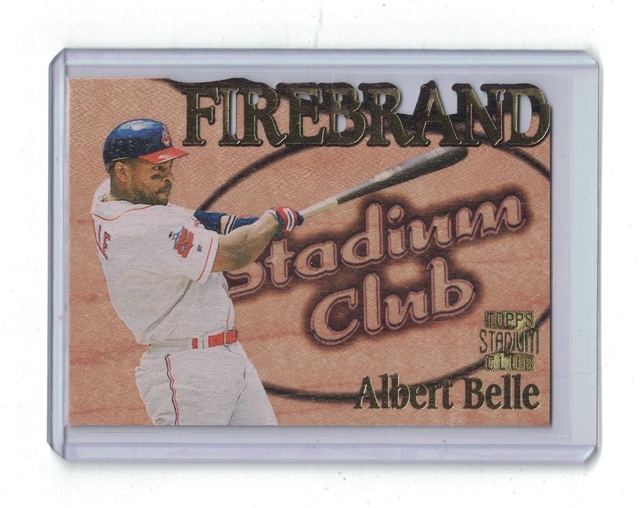 1997 Stadium Club Firebrand #2 Albert Belle 1997 Stadium Club Firebrand #2 Albert Belle