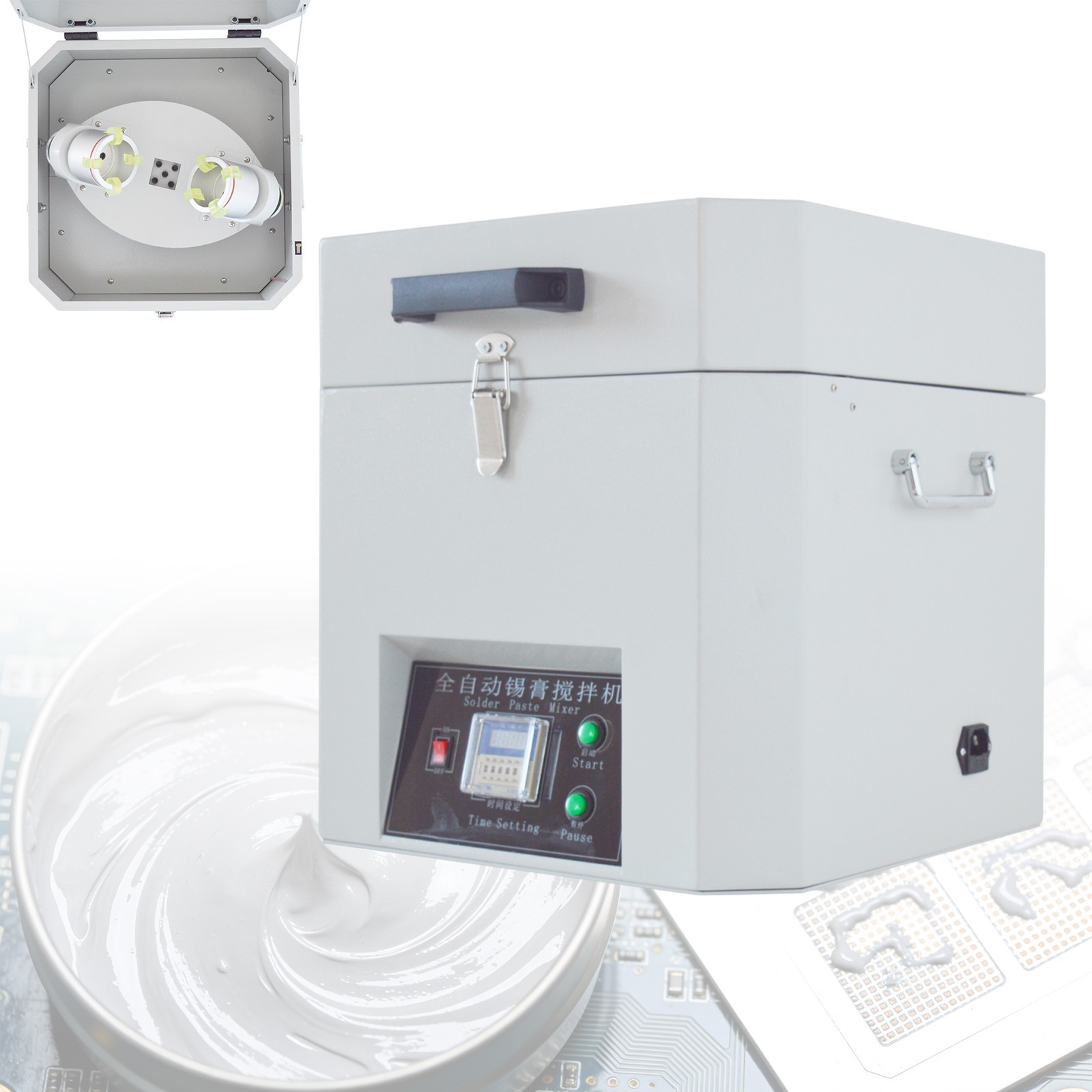 110V Automatic Solder Paste Mixer LED Digital Display Multi-function Mixer