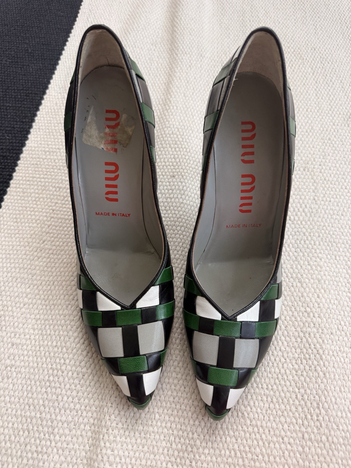 RARE MIU MIU SPRING/SUMMER 2001 ARCHIVE PUMPS — SIZE 36 — NEVER WORN Vintage Vtg
