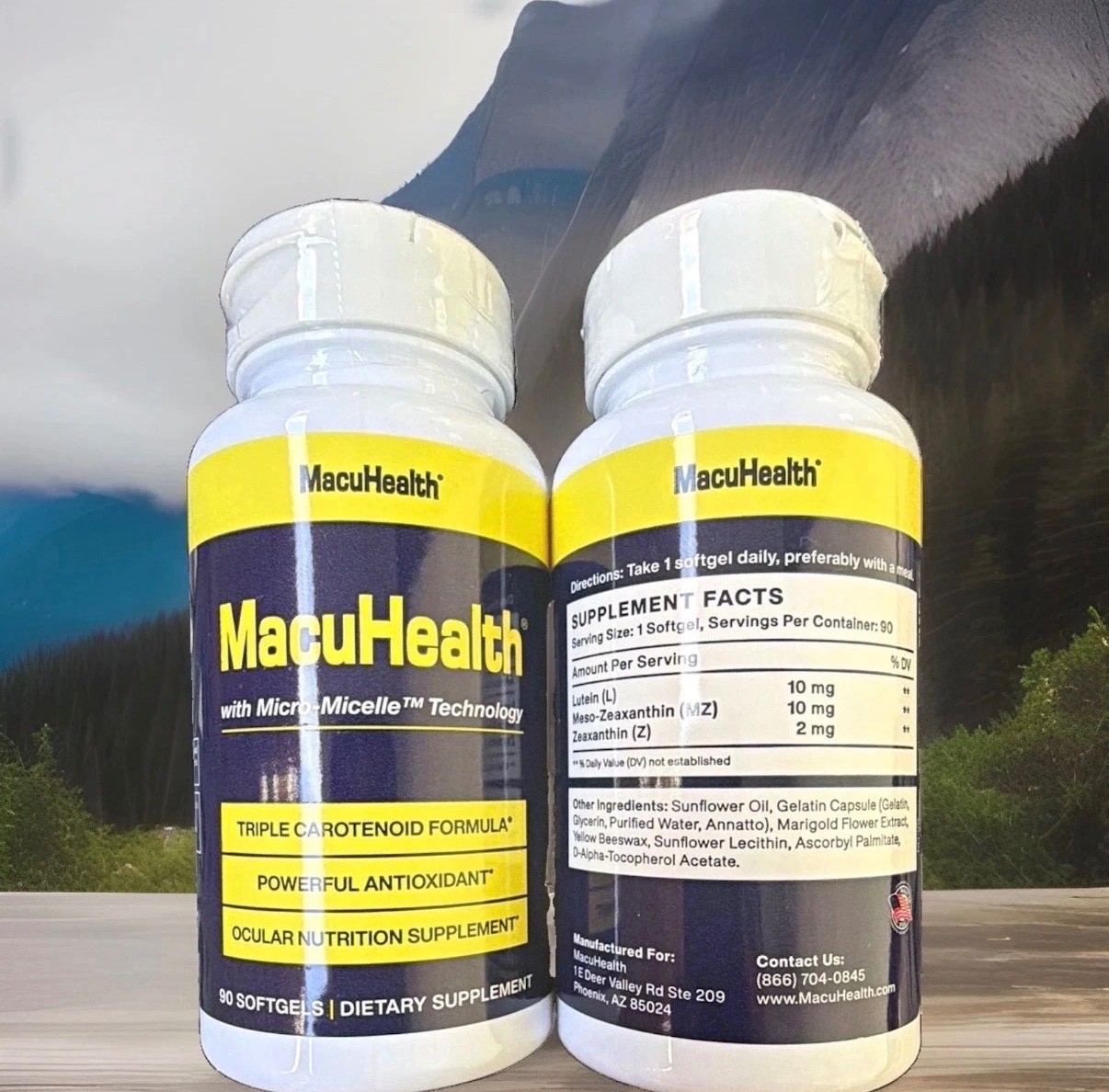 2X Bottles MacuHealth Triple Carotenoid Eye Vitamins 90 Softgels Capsules 2X Bottles MacuHealth Triple Carotenoid Eye Vitamins 90 Softgels Capsules