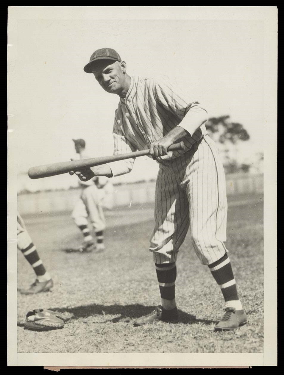 1929 Original Type I Photo Max Carey PSA LOA HOF Brooklyn Robins Baseball