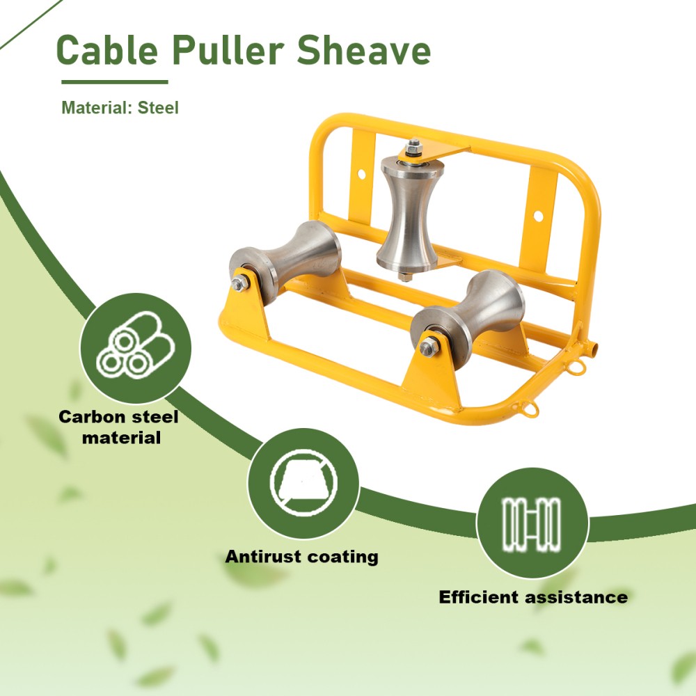 New Industrial Steel Corner Cable Puller Sheave Heavy Duty for Large Laying