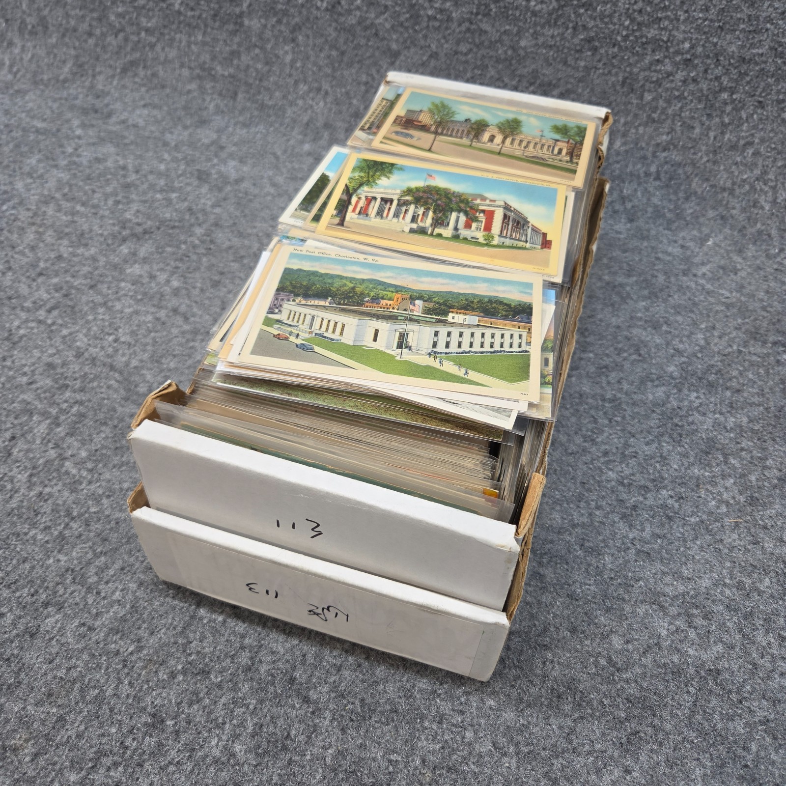Lot of 10 + LBS Pounds Random Mix Postcards BX 113