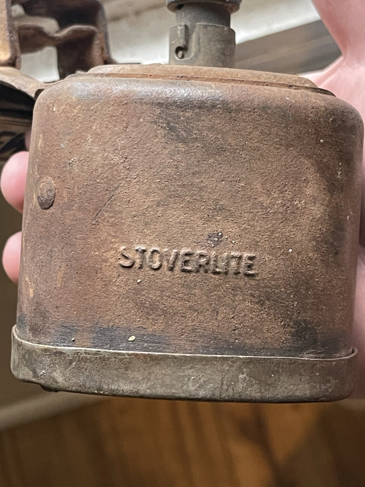Rare Vintage 1920s Stoverlite 3 Multi-Lens Tail Light Housing w/ Jewett Badge